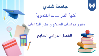 كلية الدراسات التتنموية - جامعة شندي